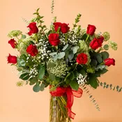 2 Dozen Roses Arrangement Standard