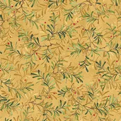 12 Days of Christmas Pine Boughs Gold