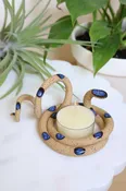 Ceramic Snake Tealight Holder