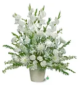 All White Sympathy Basket
