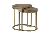 Elure Bridges Nesting Table - Latte