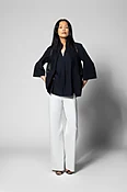 Luana Jacket - Black Laser