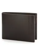 Brown Genuine Leather Glazed Wallet