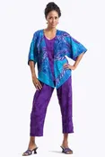Beaded Mosaic Hawaiian Bolero Jacket