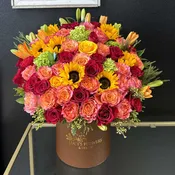 Box of Autumn by Lucy's Flowers
