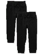 Baby And Toddler Boys Fleece Jogger Pants 2-Pack - Blue