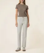 Avery High Rise Straight Leg Jean with Pork Chop Pockets