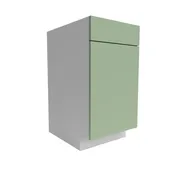 Manhattan Sage Green 1-Door 1-Drawer Base Cabinet