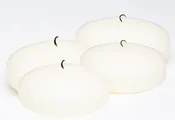 3" Light Ivory Floating Candles - 4 Pack