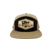 7 Panel Flat Brim Cap