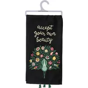 . Accept your own beauty tea towel