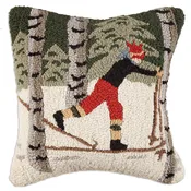 Back Country Skier - 18" x 18"
