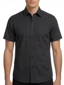 Geo Print 4 Way Stretch Short Sleeve Shirt