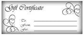 $50 FIFTY DOLLAR Gift Certificate