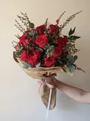 A Dozen Roses Wrapped