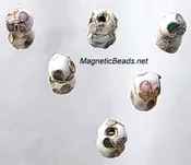 Cloisonne Accent Bead White CLB-6-WHITE