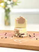 5 oz Pomegranate Clay Handcrafted Soap