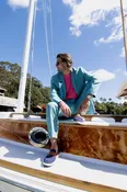 Aquamans Linen Suit