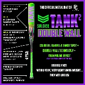 2026 SOLDIER TANK DOUBLE WALL USSSA YOUTH BASEBALL BAT