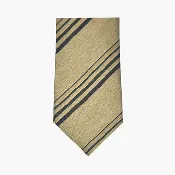 Angelo Galasso Beige Regimental Tie