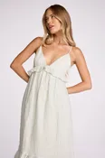 Marceline Dress -Seafoam Stripe