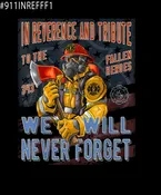 9/11  In Reference and Tribute Memorial shirt