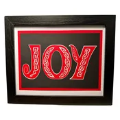 9.5x11.5 Framed "Joy" Print