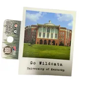 3" University of Kentucky Library Polaroid Sticker