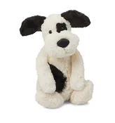 Jellycat Bashful Black & Cream Puppy Rufferty
