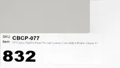 077 Lexus Starfire Pearl Tricoat Custom Color Match Brake Caliper Paint