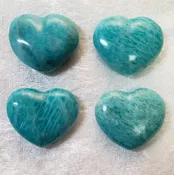 Amazonite Hearts