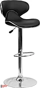 BFG Mid-Back Black Adjustable Height Stool