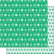4-H Pride Double-Sided Paper 12 x 12 by Scrapbook Customs