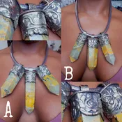 EB Goddess Neckpieces: Bubble Bee Agate