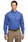 PORT AUTHORITY LONG SLEEVE EASY CARE, SOIL RESISTANT SHIRT