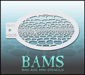 1005- Bad Ass Stencils - Scales