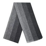 All Grey Tone Stripe Pattern Muffler