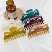 5.31" Extra Large Jelly Color Hair Claw Clip