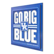 Go Big Blue 3D Wall Art Sign