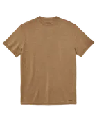 210g Merino Wool Short Sleeve Crewneck T-Shirt - Rugged Tan