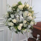 Pure Perfection Memorial Wreath