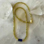 Bali Beaded Lapis Necklace