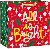 "All Is Bright" Christmas Large Bag
