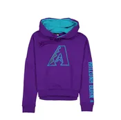 Arizona Diamondback Purple Ladies Cropped Hoodie