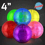 4" Super Sized Air Bounce Ball with Flashing LEDs