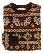 Acorn Leaves Fair Isle Sweater