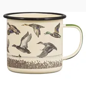 Lake & Ducks Enamel Coffee Mug