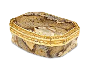 18th-Century English Agate Snuff Box