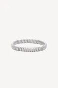 7.5MM Rolling Bracelet in White Gold