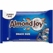 Almond Joy Candy Bars Coconut and Almond Chocolate, Milk Chocolate - Individually Wrapped - 1.26 lb - 2 / Carton